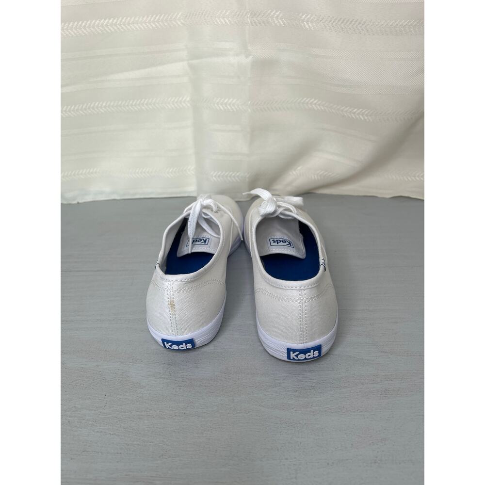 Keds Champion Canvas Lace Up Sneakers White Womens Size 8.5 - Picture 9 of 16